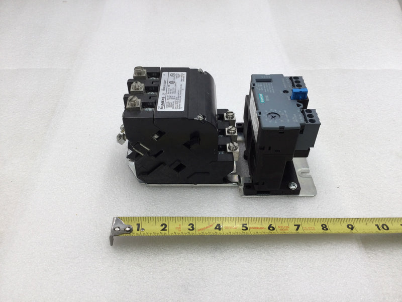 Siemens 14GUG32AA 3 Phase Nema Size 2 1/2 Motor Starter with Overload Relay 60 Amp 200-575 VAC 15-30 HP 120/240 VAC Coil