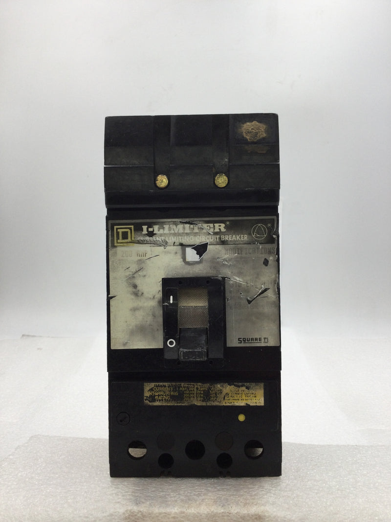 Square D IK36200 3 Pole 200 Amp 200 KAIC 600 VAC Type IK I-Line Circuit Breaker