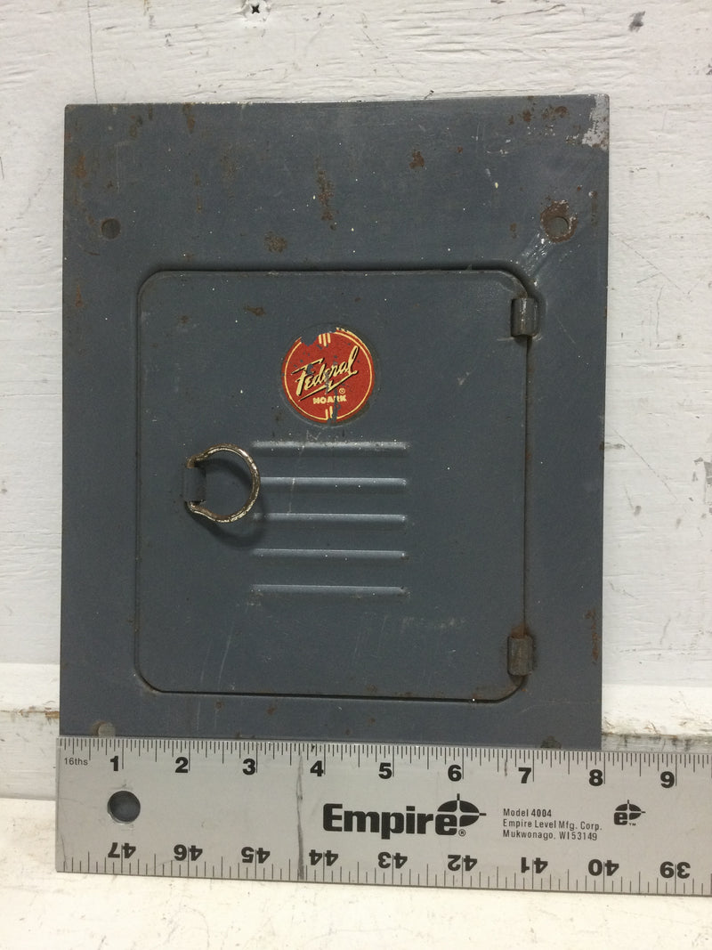 Federal Noark Catalog No. 108 Load Center Cover/Door Only 70 Amp 120/240V 8 Space 11 3/8" x 8"