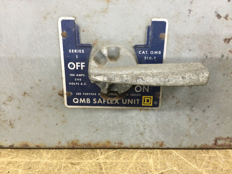 Square D QMB310T Saflex Panelboard Twin Switch 240 VAC 100 Amp 3 Phase