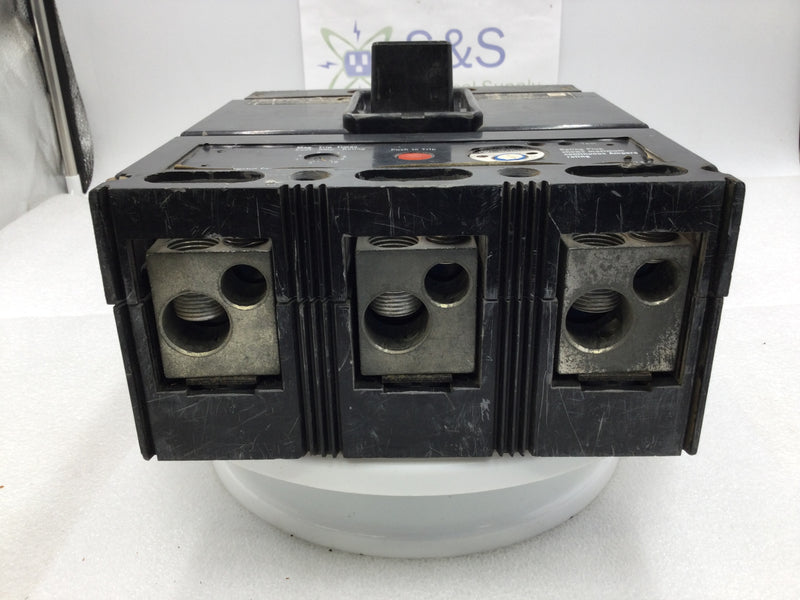 Westinghouse LC3400F 400 Amp 3 Pole 600v 3 Lug Circuit Breaker