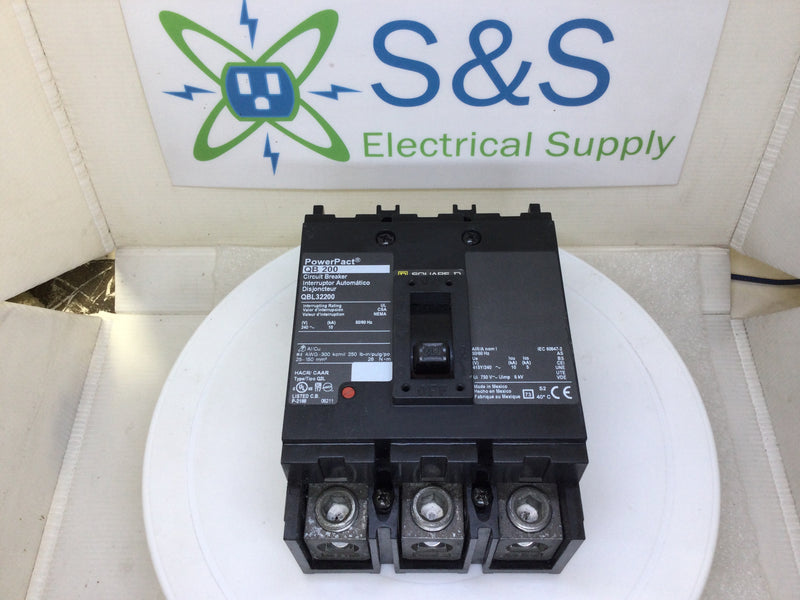 Square D QBL32200 200 Amp 3 Pole 240V Circuit Breaker