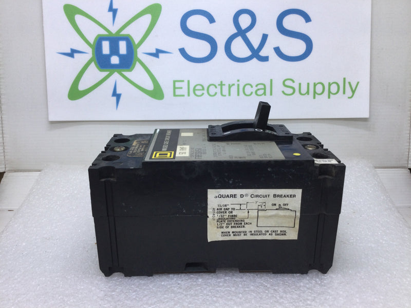 Square D FAP26050 50 Amp 2 Pole 600V Molded Case Circuit Breaker