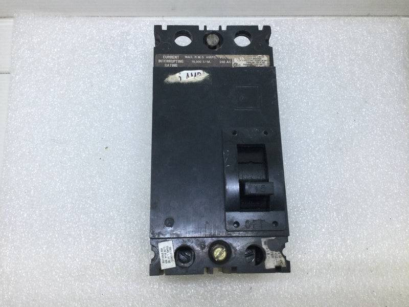 Square D FAL22015 15 Amp 2 Pole 24V Circuit Breaker