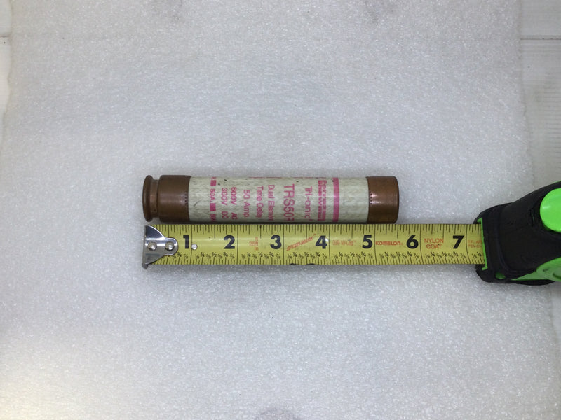 Gould/Ferraz Shawmut TRS50R 50 Amp 600V Tri-Onic Time Delay Fuse