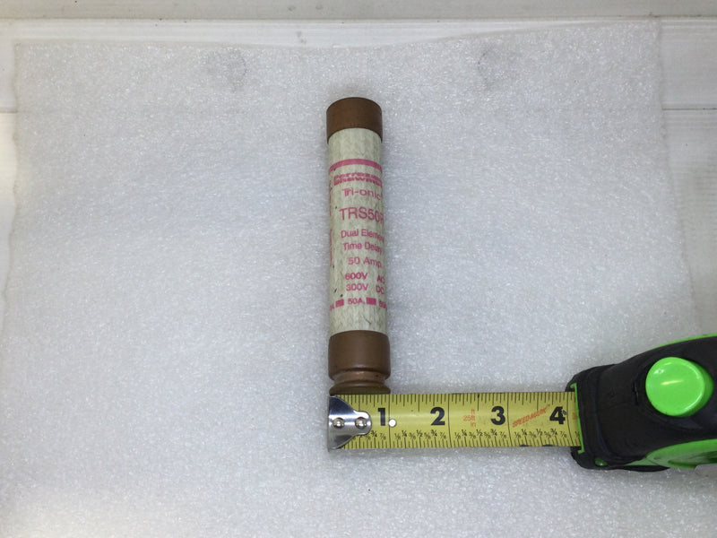 Gould/Ferraz Shawmut TRS50R 50 Amp 600V Tri-Onic Time Delay Fuse