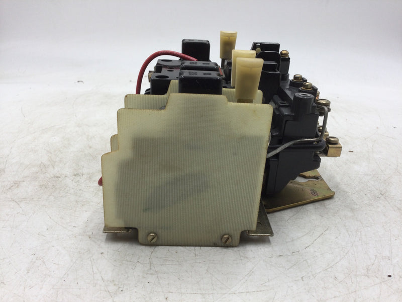 Allen-Bradley 709AOD103 Motor Starter Size 0-5HP/Coil 79A86/Auxiliary Contact 1495-F1