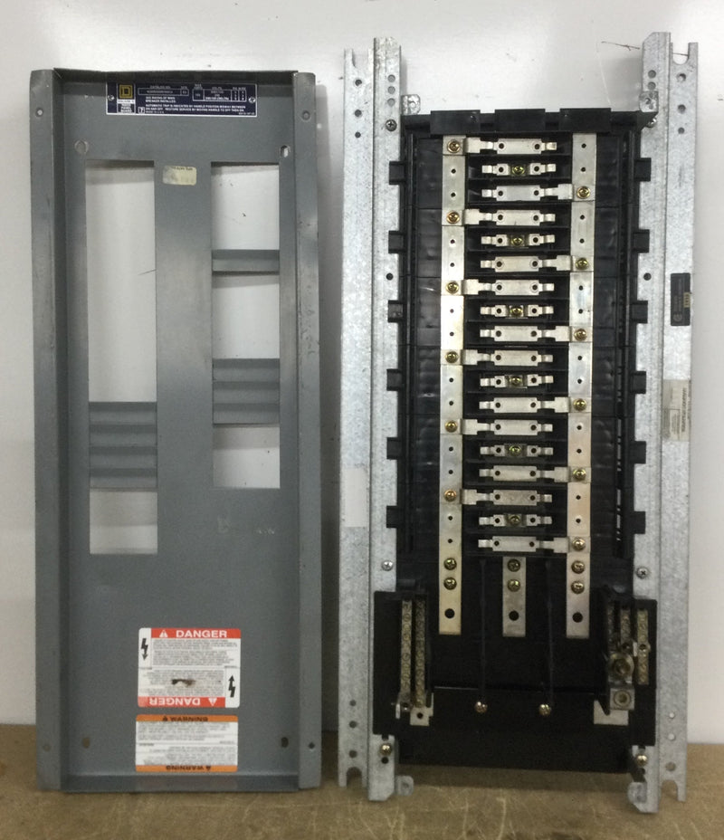 Square D NQOD430M100CU Series E2 18 Space 100 Amp 208Y/120V 3 Phase 4 Wire Panelboard Guts Only 12" X 25"