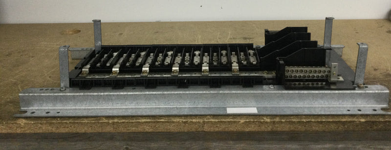 Square D NQOD430M100CU Series E2 18 Space 100 Amp 208Y/120V 3 Phase 4 Wire Panelboard Guts Only 12" X 25"