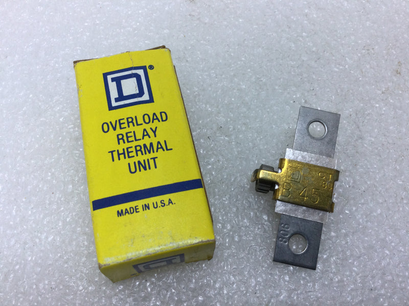 Square D B-45 Overload Relay Thermal Unit