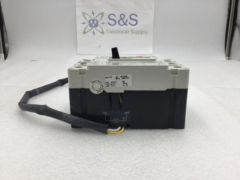 Eaton FD3090BP10 90 Amp 3 Pole 600 VAC Circuit Red Label Breaker with Shunt Trip
