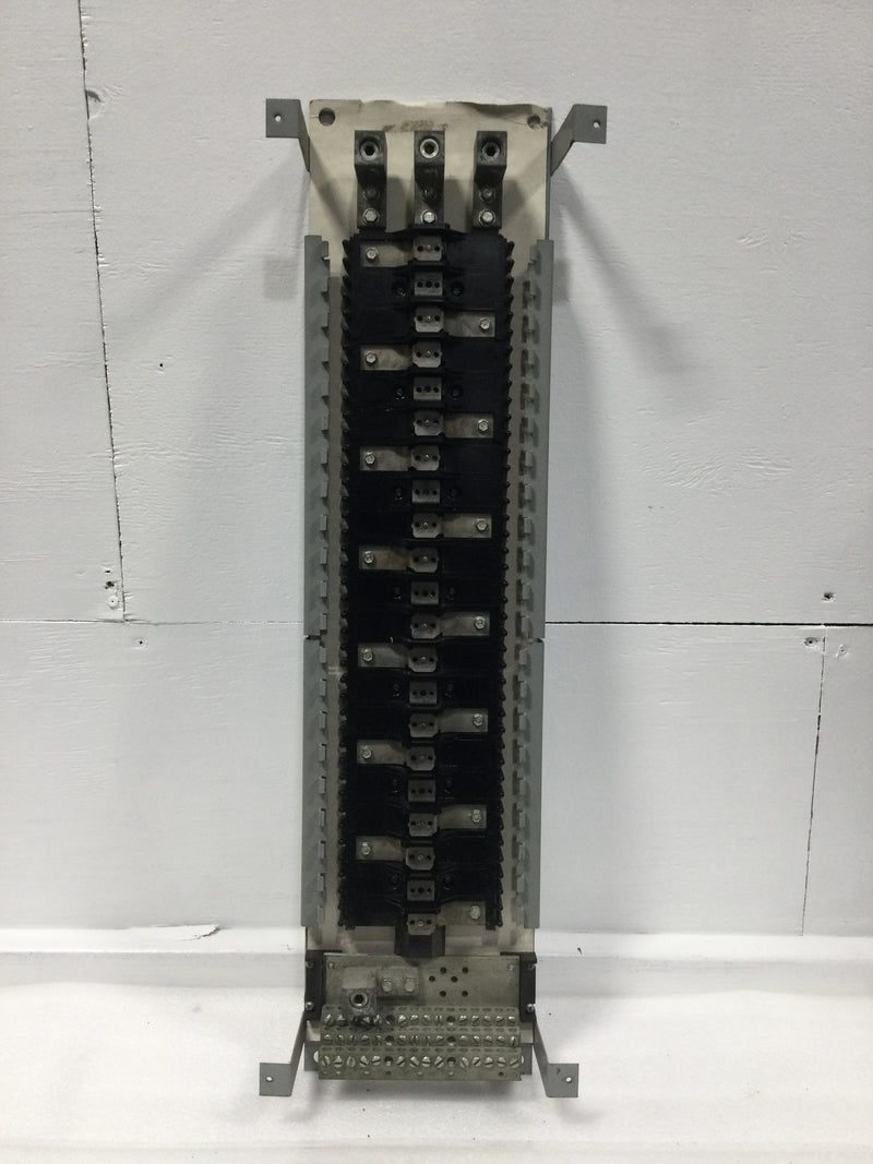 Federal Pacific FPE NB Series 225 Amp 3 Phase 21 Space/42 Circuit 120/208/240 VAC Load Center Guts Only 8" X 29"