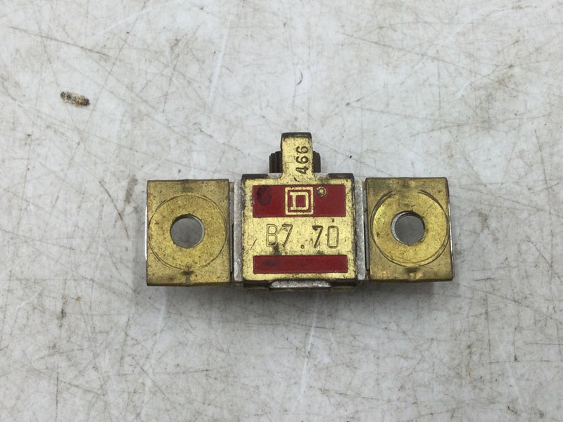 Square D B7.70 Overload Relay Thermal Unit