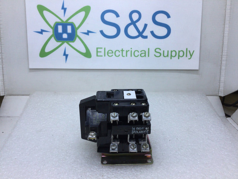 Square D 8501DO42S1 AC Magnetic Relay 10Amp 600V Max Series B Pilot Duty Relay