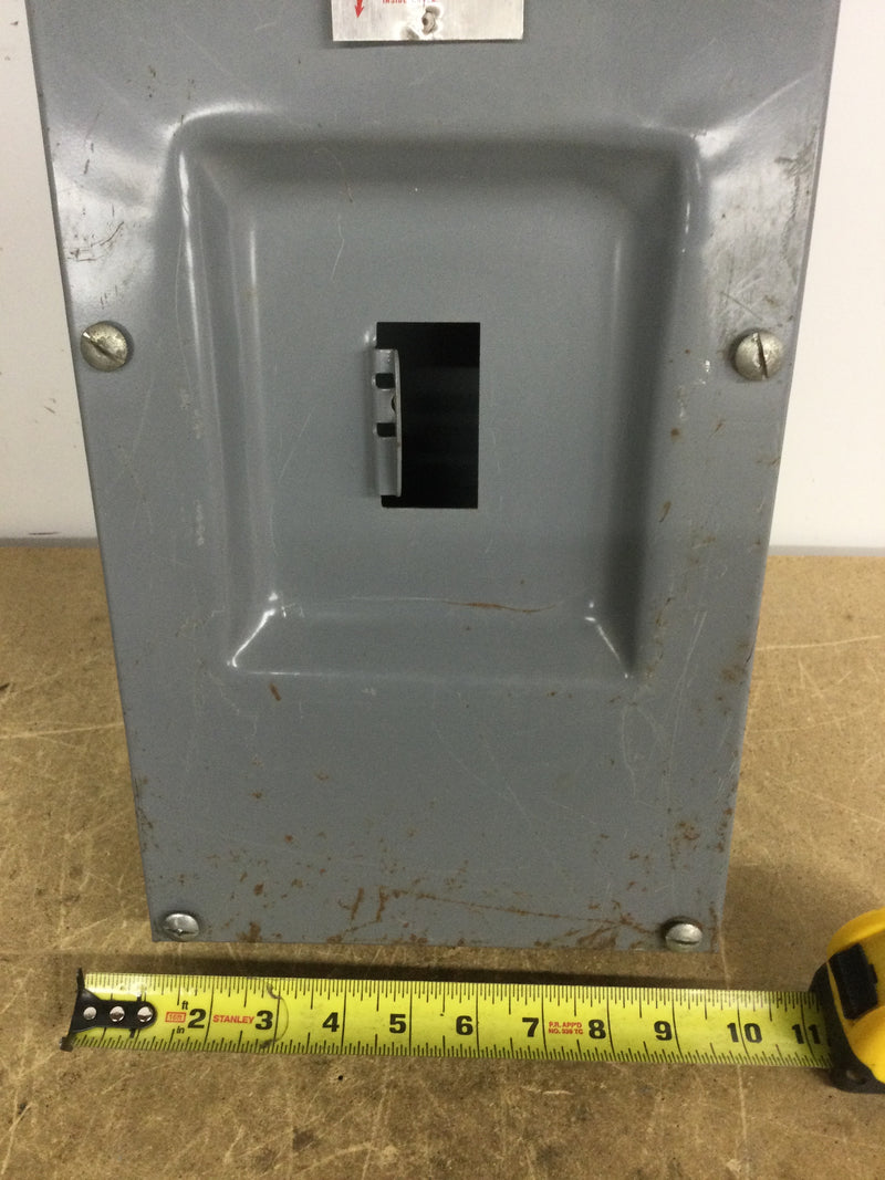 Square D FA-100-S 100 Amp 600V 250VDC Circuit Breaker Enclosure