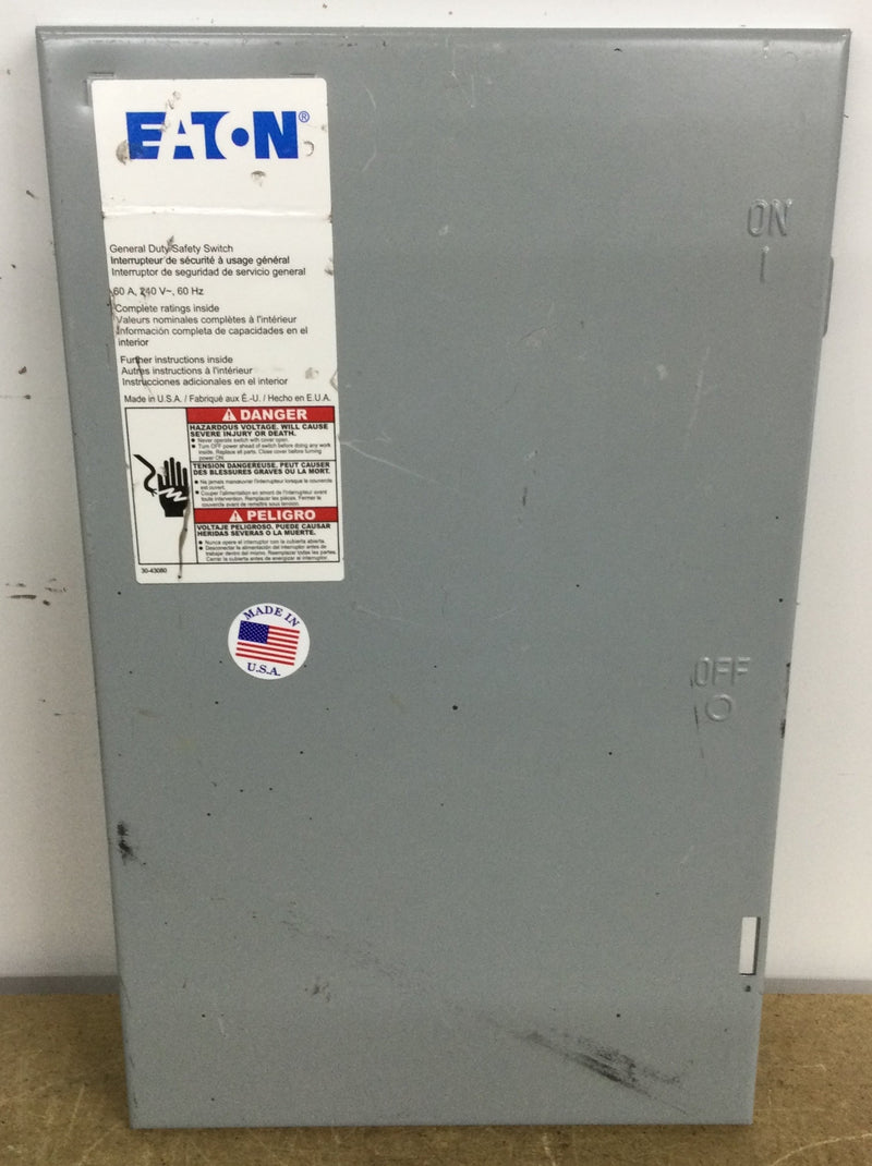 Eaton DG222URB General Safety Switch -  Door Only (8 5/8" x 14 1/4")