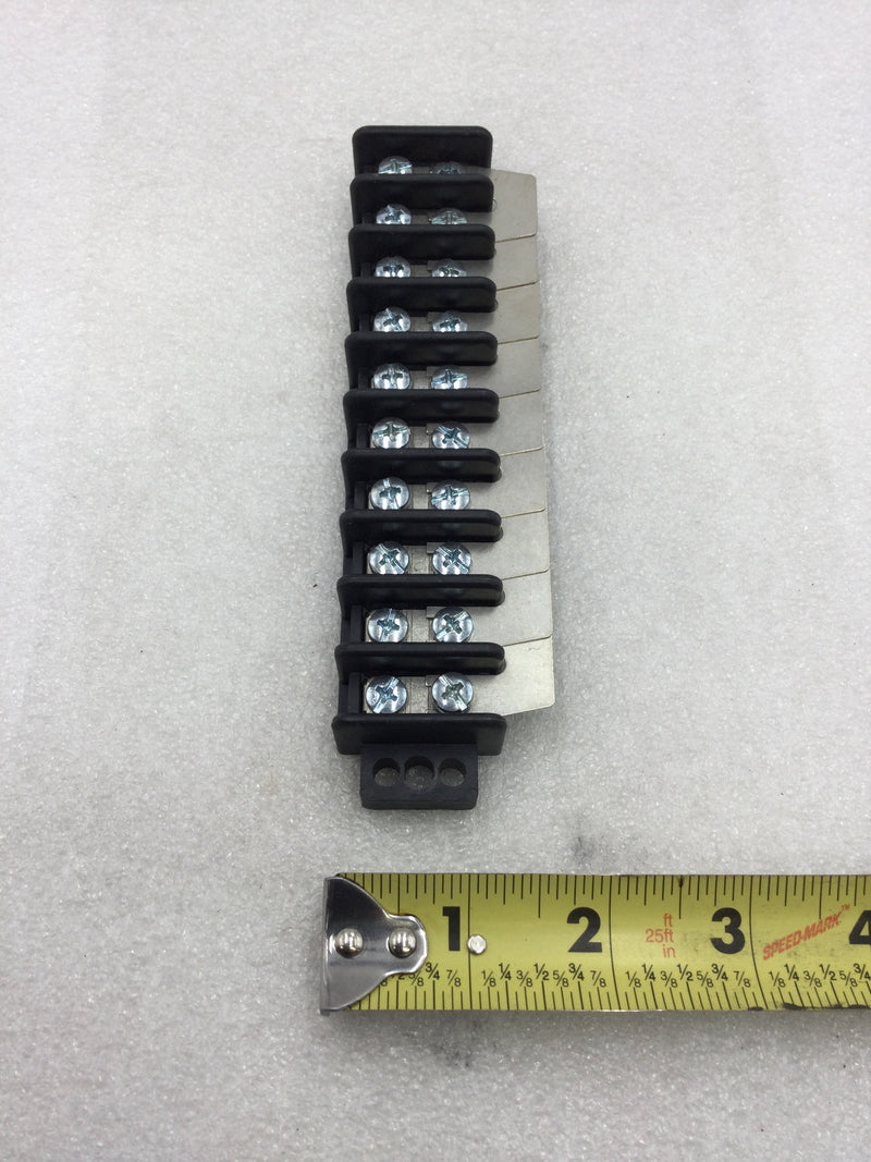 Ideal ITB-300/Magnum 10 Position Terminal Block Strip 30 Amp 600 VAC