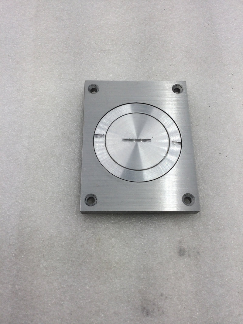 Wiremold/Legrand 830CKTCAL Brushed Aluminum Floor Box Power/Communication Cover Plate