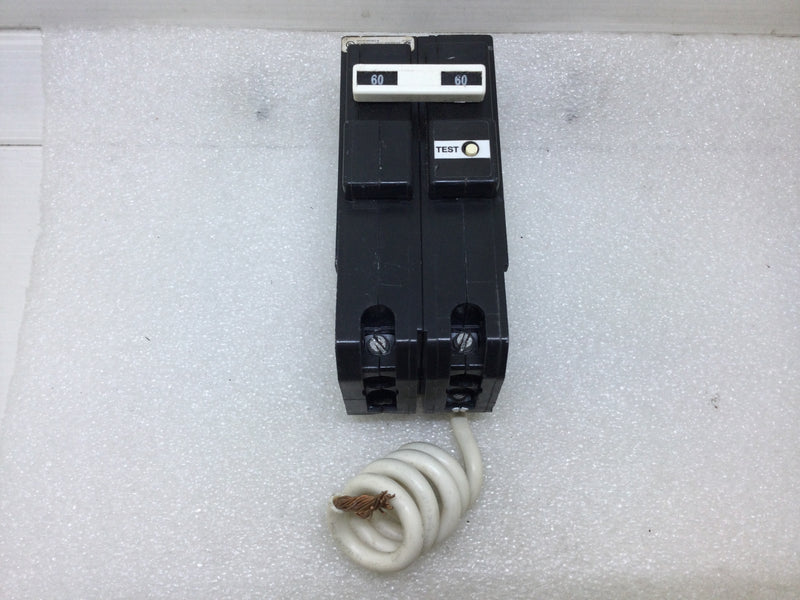 GE General Electric THQL260GFI 60 Amp 2 Pole Circuit Breaker