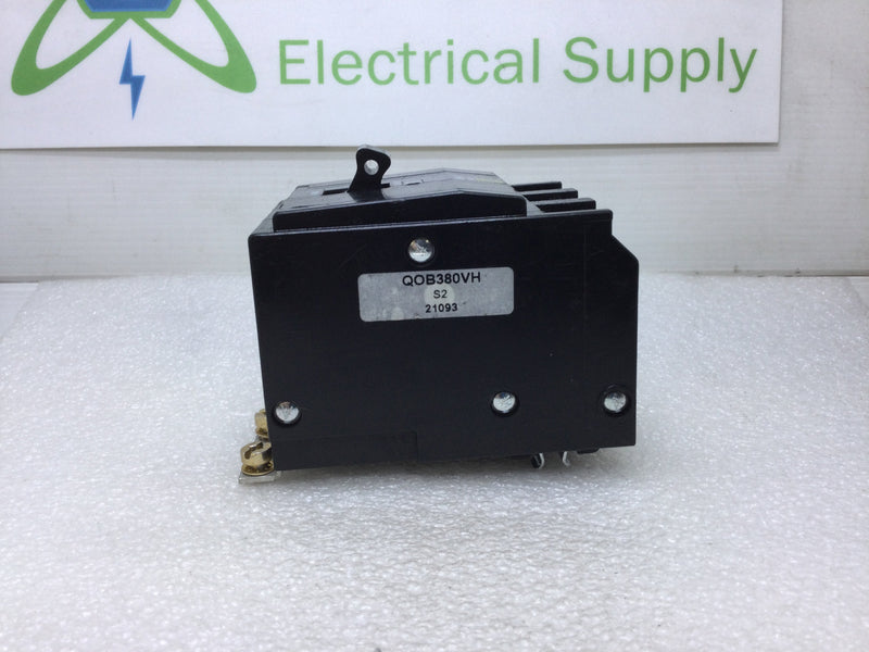 Square-D QOB380VH 3 Pole 80 Amp 240v 22ka Bolt In Circuit Breaker