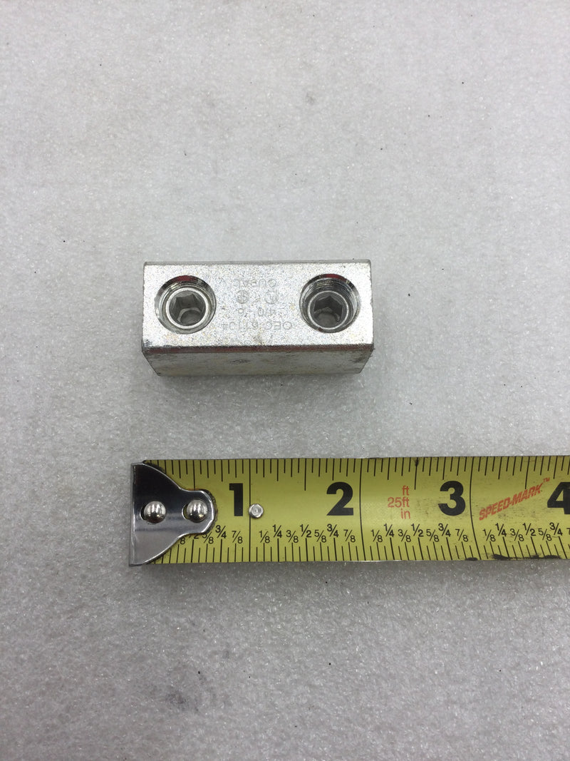 Commercial Electric 61104 #6 AWG to #4/0 AWG Dual Rated Splicer/Reducer Connector