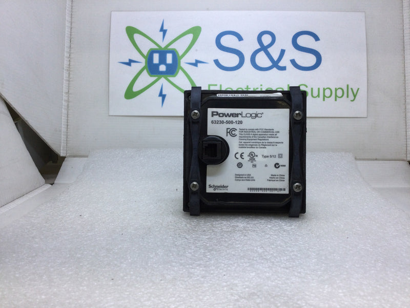 Square D PM800 Power Logic Remote Display 63230-500-120 Type 5/12