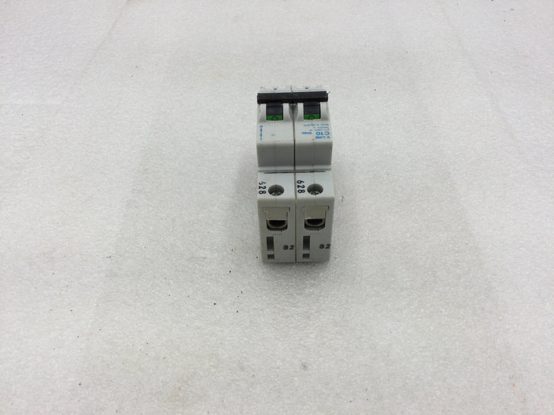 GE General Electric V07210 C10 10 Amps 277/480 VAC 2 Pole Circuit Breaker V-Line