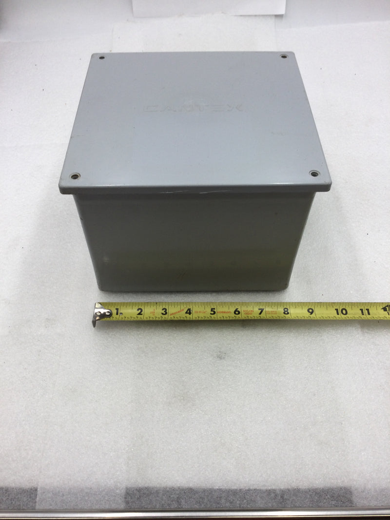 Cantex PVC Junction Box Bundle With 1 5133164 8X8x6 PVC Junction Box and 1 5133710 6X6X4 PVC Junction Box