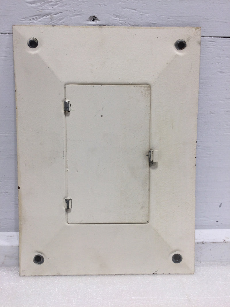 Square D QO8-16DF Series L4 Cover/Door Only 8 Space 125 Amp 120/240V 13 7/8" x 10"