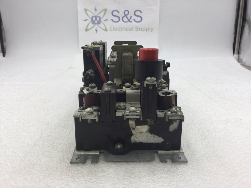 Eaton/Cutler Hammer 6-1-3 9656H66G Number 801 Contactor/Starter 18 Amp 110-550 VAC Up to 5 HP