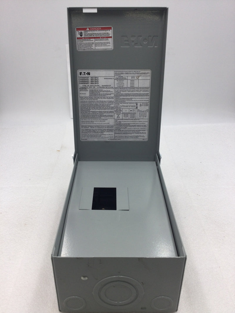 Eaton CH50SPAST 50 Amp 2 Pole 120/240V Nema 3R Hot Tub Panel