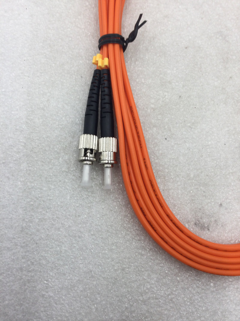 Beyond Tech X000KI1IPJ 3 Meter (9ft) 62.5 Multimode Fiber Optic Patch Cord ST to ST