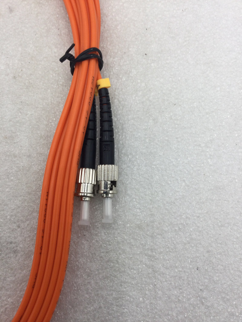 Beyond Tech X000KI1IPJ 3 Meter (9ft) 62.5 Multimode Fiber Optic Patch Cord ST to ST