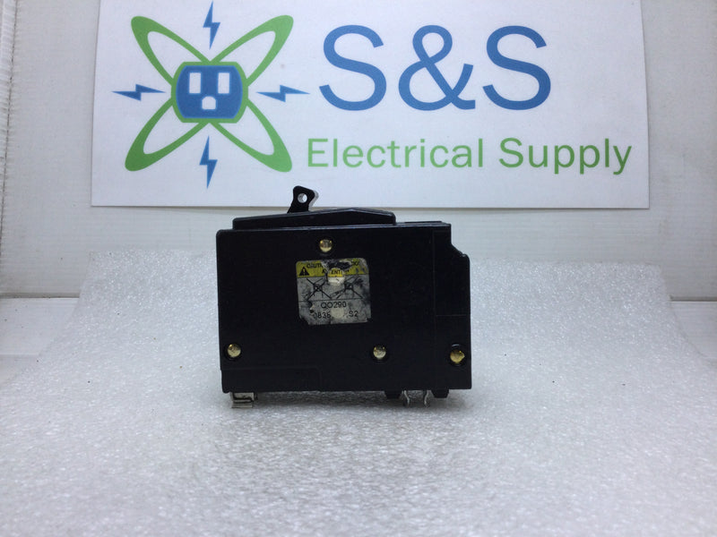 Square D QO290 90 Amp 2 Pole 240v Plug in Circuit Breaker - Yellow Face