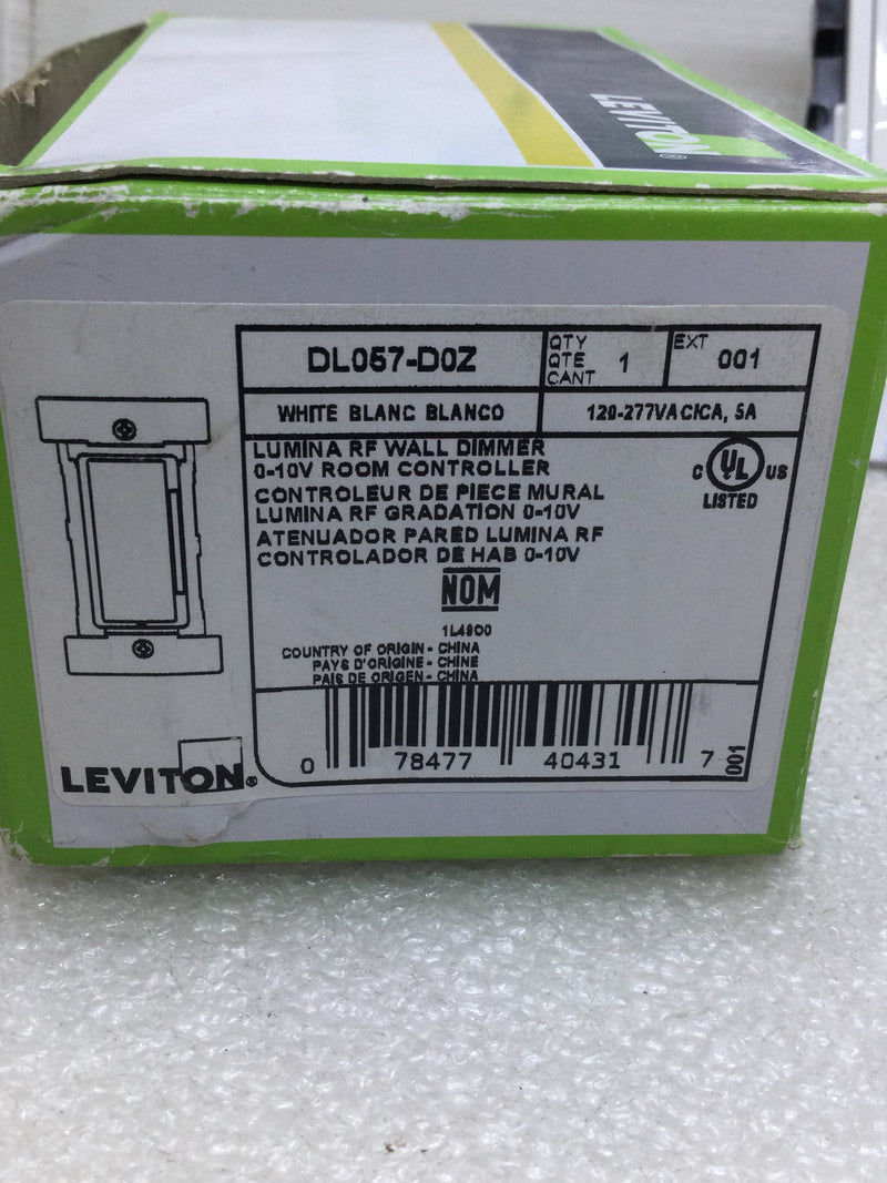 Leviton DL057-D0Z Dimmer, Wireless Room Control, 0-10V, 120-277VAC - LOT of 6