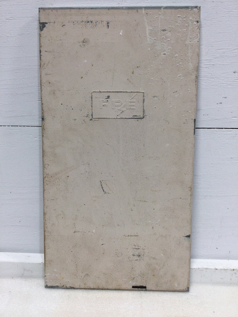 FPE Cover/Door RH112-24-150 150 Amp 120/240v 1 Phase 3 Wire 12/24 Space 3R Enclosure 27" x 12"