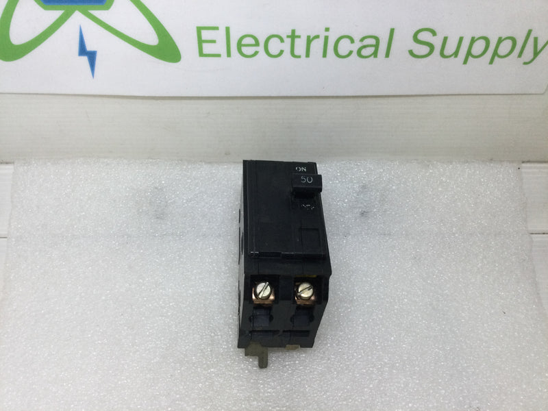 Square D QO250 2 Pole 50A 120/240VAC Type QO Circuit Breaker - Long Foot