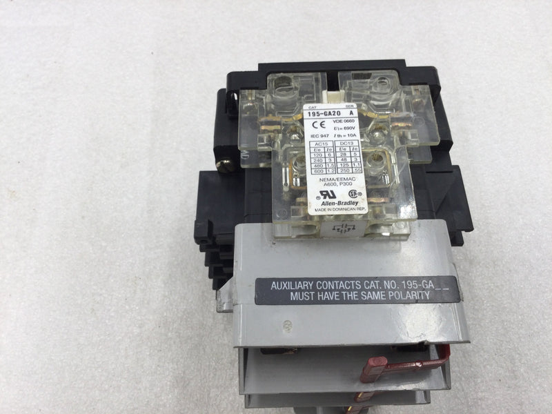 Allen Bradley 194R-NJ030P3 30 A IEC Disconnect - Fused with 194R-HS1 Operating Handle