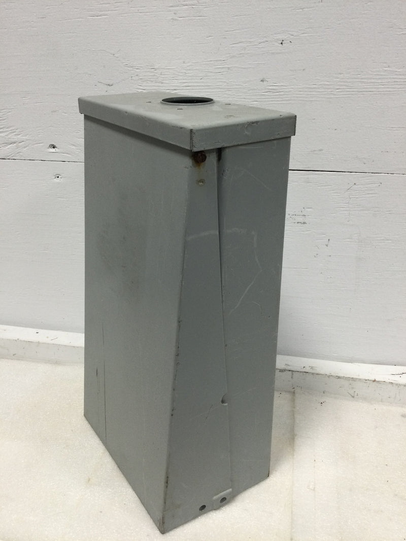 EATON CHU4N9N9NPL 4-Circuit Lighted Unmetered Power Outlet Pedestal, 125 VAC, 20/30 A, NEMA 3R Enclosure