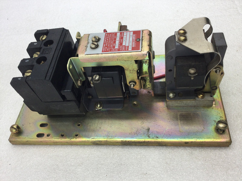 Square D 8903-M0-11-B 3 Pole 30 Amp Lighting Contactor Class 8903 Type M0-11 Series B