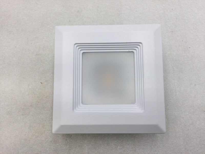 Westgate SDL4-BF-30K 4" 3000K LED Square Recessed Downlight with Baffle Trim