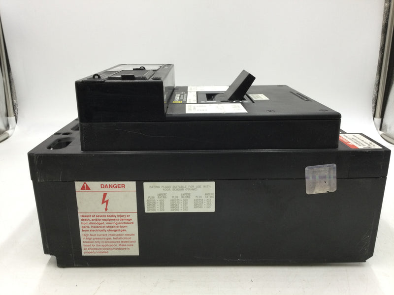 Square D I-Limiter LXIL36400 2 Pole 400 Amp 600V Molded Case Circuit Breaker