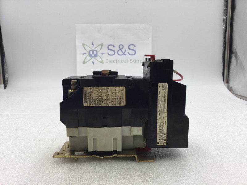 Schneider Electric/Telemecanique LC1-D503 Contactor/Starter 3 Pole 230/660 VAC 50 Amp with LR1-D63357 Overload Relay