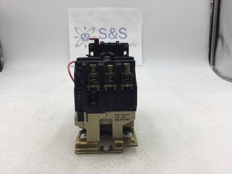 Schneider Electric/Telemecanique LC1-D503 Contactor/Starter 3 Pole 230/660 VAC 50 Amp with LR1-D63357 Overload Relay