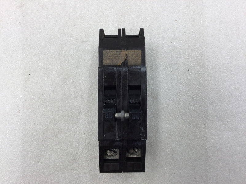 GTE/Sylvania, ZInsco Q280 2 Pole 80 Amp Type QC Circuit Breaker