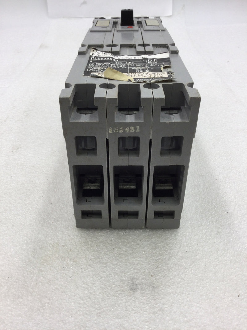 ITE CLE63B040 40 Amp 3 Pole Type CLE 600v Circuit Breaker