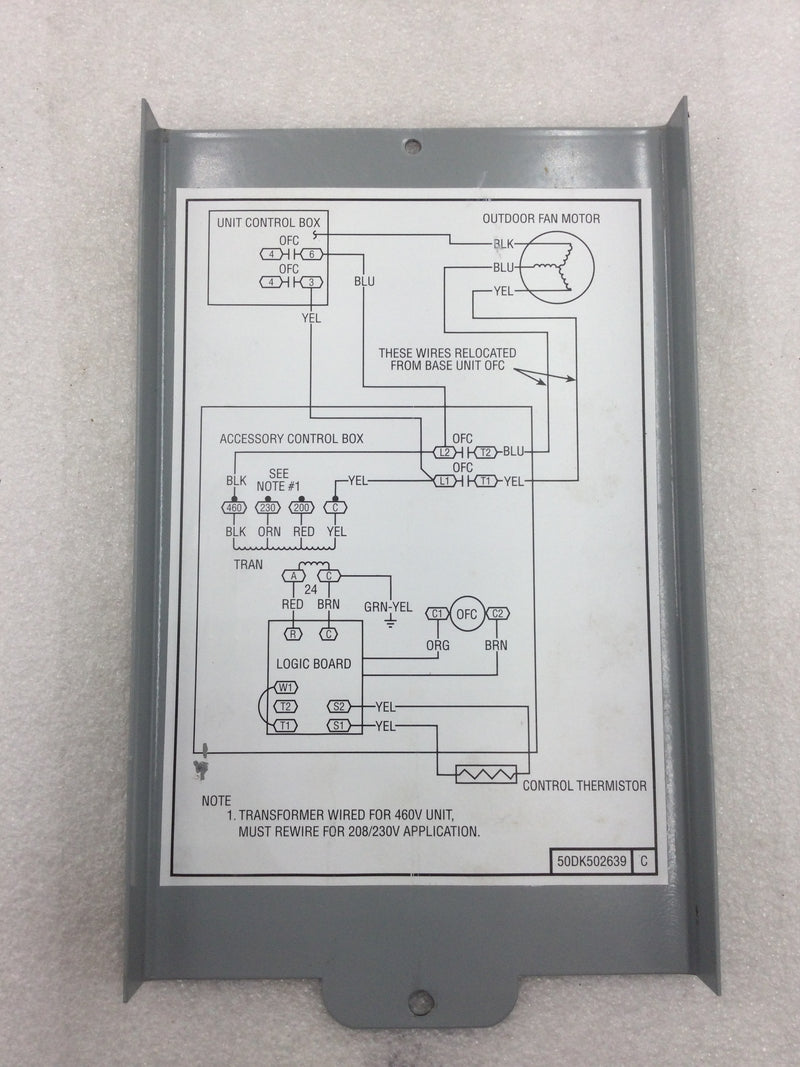 Carrier 32L900001 Motormaster II Head Pressure Controller 460 VAC 2 Amp