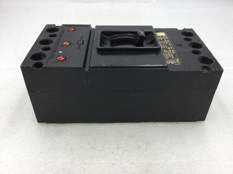Westinghouse JA3150W 150 Amp 3 Pole TYPE JA 600v Circuit Breaker