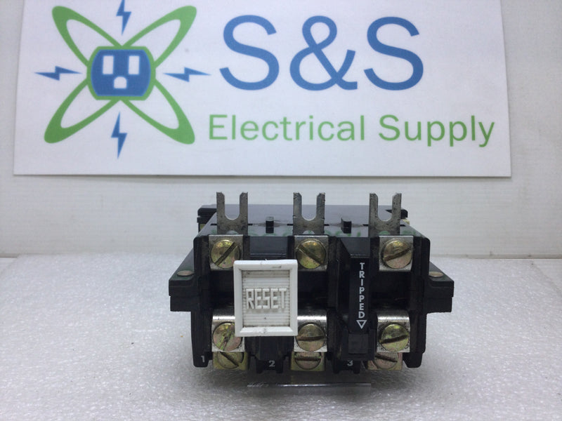 Allen-Bradley 42185-800-1 3 Pole Overload Relay 120-600 VAC 1 NC Contact Nema A600 for Size 0-1 Series 500 Starters