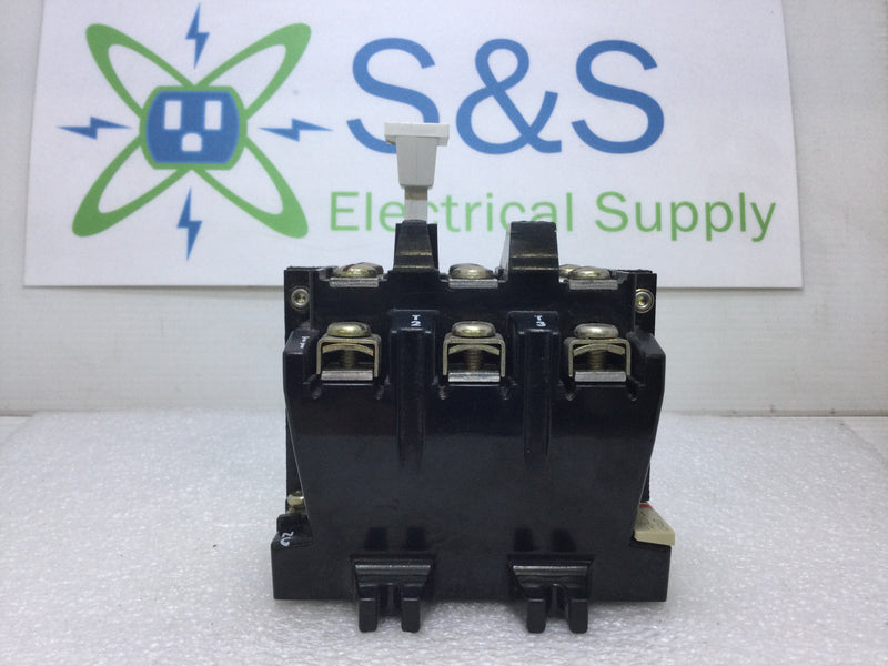 Allen-Bradley 42185-800-1 3 Pole Overload Relay 120-600 VAC 1 NC Contact Nema A600 for Size 0-1 Series 500 Starters